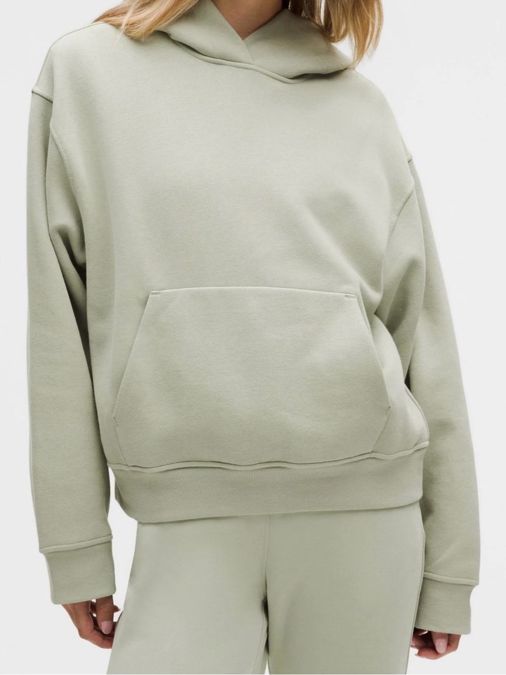 Lululemon Womens Steady State Oversized Hoodie
Fog Green